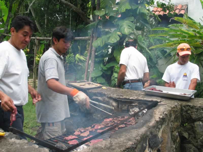 Palapa Del Campamento En Tlapacoyan